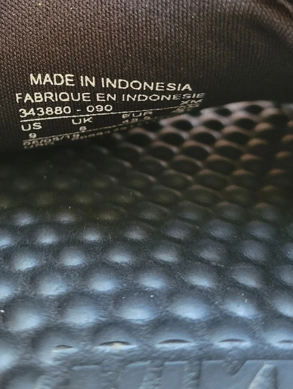 Nike black white